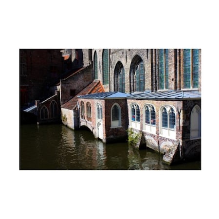 DANE 'Brugge Canal' Canvas Art,12x19